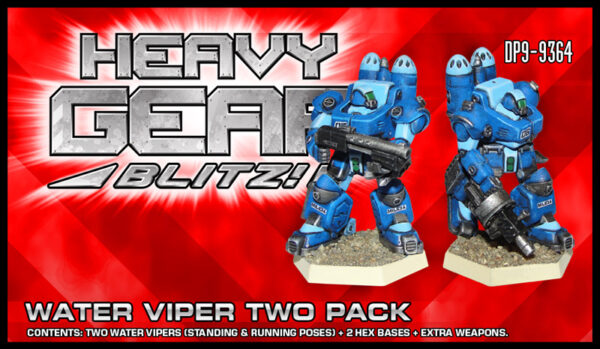Water Viper Two Pack packaging | Heavy Gear Blitz!
