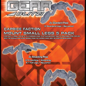 Caprice Mount Small Legs 5 Pack
